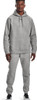 UNDER ARMOUR MEN'S UA HUSTLE FLEECE JOGGERS - SIZE: MEN L - HEATHER GRAY New