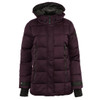 STEVE MADDEN WOMEN'S HOODED PUFFER JACKET - SIZE: WOMEN M - MERLOT New