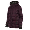 STEVE MADDEN WOMEN'S HOODED PUFFER JACKET - SIZE: WOMEN M - MERLOT New
