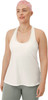 ALLBIRDS WOMEN'S NATURAL FLOW STUDIO TANK - SIZE: WOMEN L - BLIZZARD New