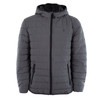 IZOD MEN'S PACKABLE PUFFER JACKET IZ293X - SIZE: MEN L - IRON GATE New