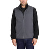 IZOD MEN'S SOFTSHELL VEST, SIZE LARGE - IRON GATE New