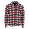 CANADA WEATHER GEAR MEN'S SHERPA LINED BUFFALO PLAID SHIRT JACKET - SIZE: L -RED New