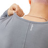 ALLBIRDS WOMEN'S NATURAL FLOW STUDIO LONG SLEEVE, SIZE S, MEDIUM GRAY