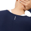 ALLBIRDS WOMEN'S NATURAL FLOW STUDIO LONG SLEEVE, SIZE L, TRUE NAVY