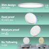 LUCKYSTYLE 12X 20W REMOTE DIMMABLE LED LIGHT SMART APP CUSTOM TEMPS - WHITE
