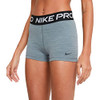 CZ9857-084 NIKE WOMEN PRO 365 3IN SHORTS GRAY/BLACK SIZE S New