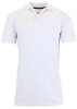 Galaxy by Harvic Men's Tagless Moisture Wicking Polo Shirt - White XL New
