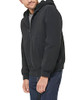 LEVI'S WORKWEAR FAUX SHEARLING LINED COTTON CANVAS JACKET, SIZE L, BLACK New