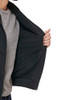 LEVI'S WORKWEAR FAUX SHEARLING LINED COTTON CANVAS JACKET, SIZE L, BLACK New