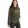 MARMOT WOMEN'S CULEBRA PEAK HOODY - SIZE: WOMEN XL - NORI New