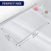 KOOTETA Stone Bath Mat, Shower Mat, Super Absorbent, Easy to Clean - White