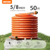 DRINCOSH GARDEN HOSE 50 FT X 5/8" FLEXIBLE GARDEN HOSE, SRG581650-LP - ORANGE New