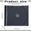 Kigley 25 PCS CD JEWEL CASE,55g each, SINGLES & REGULAR FORMAT, Slide in Black