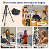 64” PHONE&TABLET IPHONE WIRELESS REMOTE PHONE HOLDER TRIPOD STAND - BLACK 64” PHONE&TABLET IPHONE WIRELESS REMOTE PHONE HOLDER TRIPOD STAND - BLACK