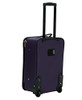 ROCKLAND FASHION EXPANDABLE SOFTSIDE UPRIGHT LUGGAGE 2-PIECE SET F102 - PURPLE