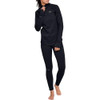UNDER ARMOUR WOMEN'S BASE 4.0 1/2 ZIP - SIZE: WOMEN M - BLACK New