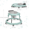 WISMIND Baby Walker Foldable with 9 Adjustable Heights BW001 - Green