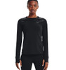 UNDER ARMOUR WOMEN'S BASE 4.0 CREW - SIZE: WOMEN S - BLACK New