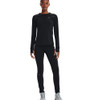 UNDER ARMOUR WOMEN'S BASE 4.0 CREW - SIZE: WOMEN S - BLACK New