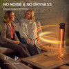 EAST OAK OUTDOOR PATT HEATER 1500W PORTABLE OUTDOOR HEATING TPH22002 - BLACK