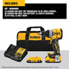 DEWALT 20V MAX LITHION BRUSHLESS 1/2 IN. DRILL DRIVER KIT - YELLOW/BLACK