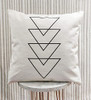 EFOLKI BOHO THROW PILLOW COVERS FOR COUCH BED 18X18 SET OF 6 WHITE/BROWN/BLACK New