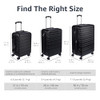 AMAZON BASICS HARDSIDE SPINNER LUGGAGE BUILT-IN TSA LOCK 30" CARRY-ON - BLACK