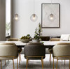 Uolfin MODERN GLOBE KITCHEN ISLAND PENDANT LIGHT 1-LIGHT - GOLD
