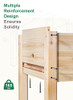 MIXC WOODEN RAISED GARDEN BED WITH LEGS, 48”L X 24”W, ELEVATED REINFORCED - WOOD
