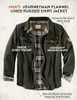 Legendary Whitetails Journeyman Shirt Jacket Flannel Jacket Men M Dark Army New
