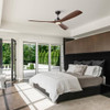 PARROT UNCLE 60 IN. INDOOR LED CEILING FAN LIGHT REMOTE F8310110V - MATTE BLACK