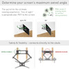 Barkan 40" Long TV Wall Mount, 13-83" Arm Full Motion, 110 lbs, BM464XL