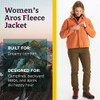MARMOT Women's Aros Button-Up Jacket Sherpa Fleece Retro Style M Copper