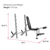 Weider Platinum Olympic Weight Bench and Rack WEBE80020 - BLACK Weider Platinum Olympic Weight Bench and Rack WEBE80020 - BLACK