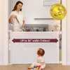 MOMCOZY USVC-AM02-W BABY GATE RETRACTABLE EASY TO USE 33" TALL 55" WIDE - WHITE MOMCOZY USVC-AM02-W BABY GATE RETRACTABLE EASY TO USE 33" TALL 55" WIDE - WHITE