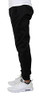 GALAXY BY HARVIC MEN'S SLIM FIT FLEECE JOGGER PANTS MEN XL BLACK New GALAXY BY HARVIC MEN'S SLIM FIT FLEECE JOGGER PANTS MEN XL BLACK New