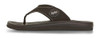 FLOOPI FLIP FLOPS FOR MEN TEXTURE SOFT EVA FOOTBED MEN BEACH SANDALS BLACK 12 New