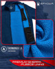 SPYDER MEN'S STRIPE FLEECE FULL ZIP - SIZE: MEN L - NAVY New
