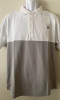 MEN'S SPYDER GRAY WHITE SHORT SLEEVE POLO SHIRT - SIZE: MEN M - GRAY/WHITE New