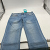 7 GROOVE MEN'S JEANS STRAIGHT DENIM - SIZE: MEN 30X30 - LIGHT BLUE New