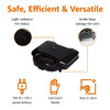 AMAZON BASICS 2-SLICE WAFFLE MAKER EASY TO CLEAN 700W BLACK - BLACK