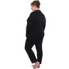 ANGELINA WOMEN'S MODAL LONG SLEEVE PAJAMA SET SIZE: WOMEN M/L MLON-BLK-1 - BLACK New