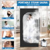 KIGUEE SAUNA, SAUNA BOX, PORTABLE SAUNA, HOME SAUNA WITH 2.6L 1000W GENERATOR