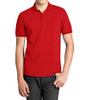 GALAXY BY HARVIC MENS POLO PIQUE SHIRT SCHOOL UNIFORMS SIZE MEN'S S RED New