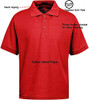 GALAXY BY HARVIC MENS POLO PIQUE SHIRT SCHOOL UNIFORMS SIZE MEN'S S RED New