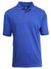 GALAXY BY HARVIC MENS POLO PIQUE SHIRT SCHOOL UNIFORMS - SIZE: MEN S - ROYAL New