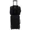 TRAVELERS CLUB BOWMAN EXPANDABLE LUGGAGE 3-PIECE SET (DOPP/TOTE/20) BLACK New