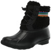 SPERRY WOMEN'S SALTWATER SHERPA RAIN BOOT SIZE 8.5 RAINBOW/BLACK