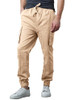 J/MCJP-4750 GALAXY BY HARVIC MEN'S TWILL CARGO JOGGERS MEN'S KHAKI L New